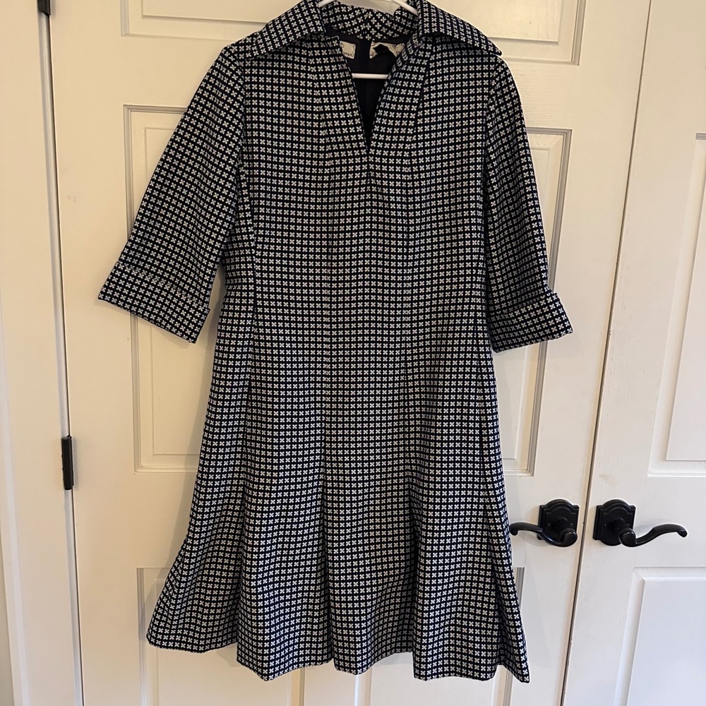 VTG 1960s Helga Marshall Field & Co 28 Shop Jacquard Fit and Flare Dress Sz 6 - Picture 9 of 11